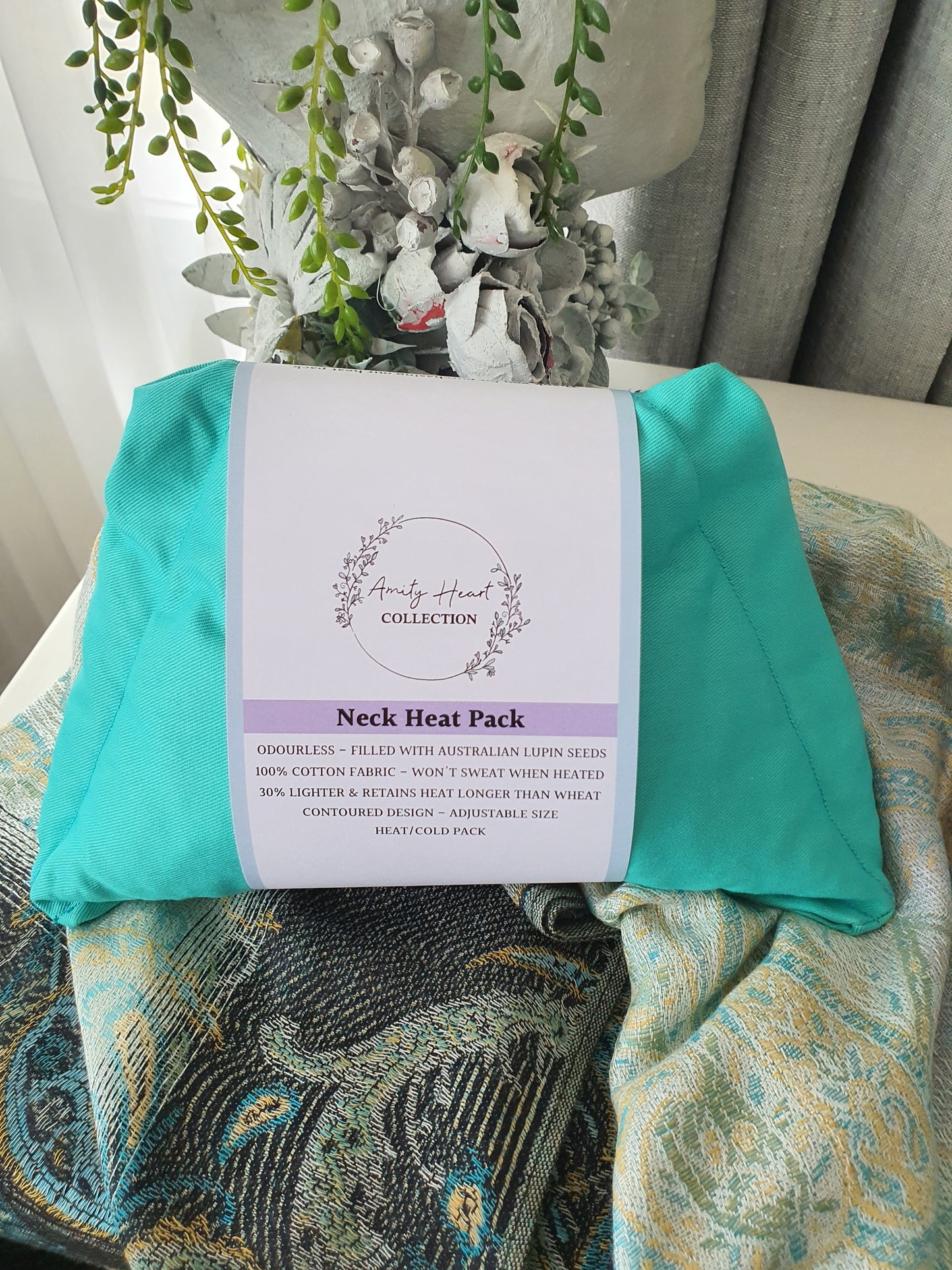 Neck Heat Pack - Sea Foam