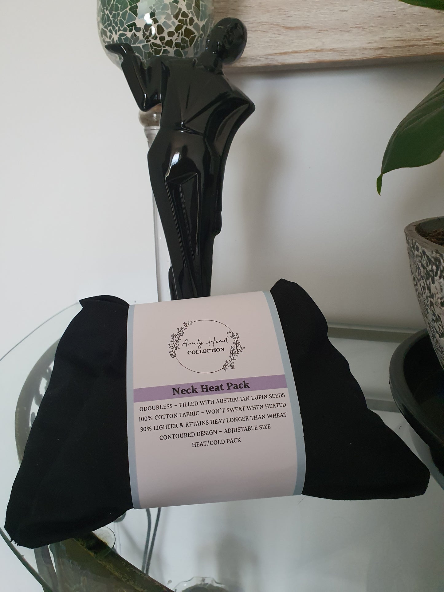 Neck Heat Pack - Jet Black