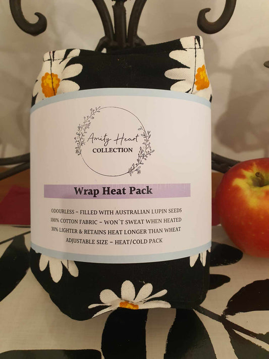 Wrap Heat Pack - Black Daisy